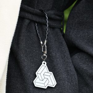 Heijastava Riipus “Geometrinen kolmio”