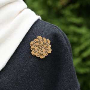 Helkiv pross "Geomeetriline 2” kuldne