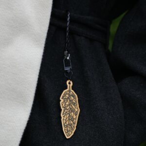 Kultainen heijastava riipus “Sulk”