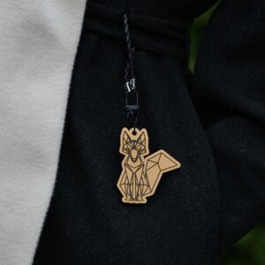 Kultainen hohtava riipus “Kettu”